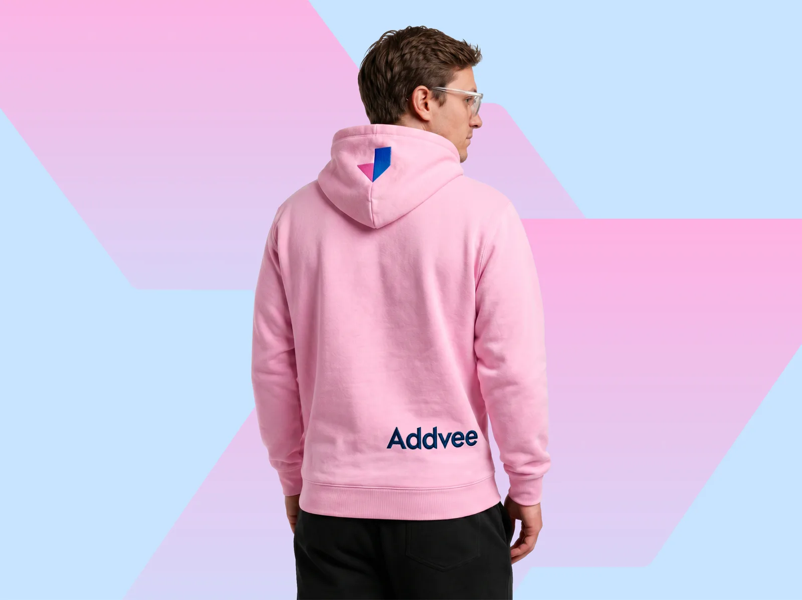 Firemní mikina Addvee v růžové