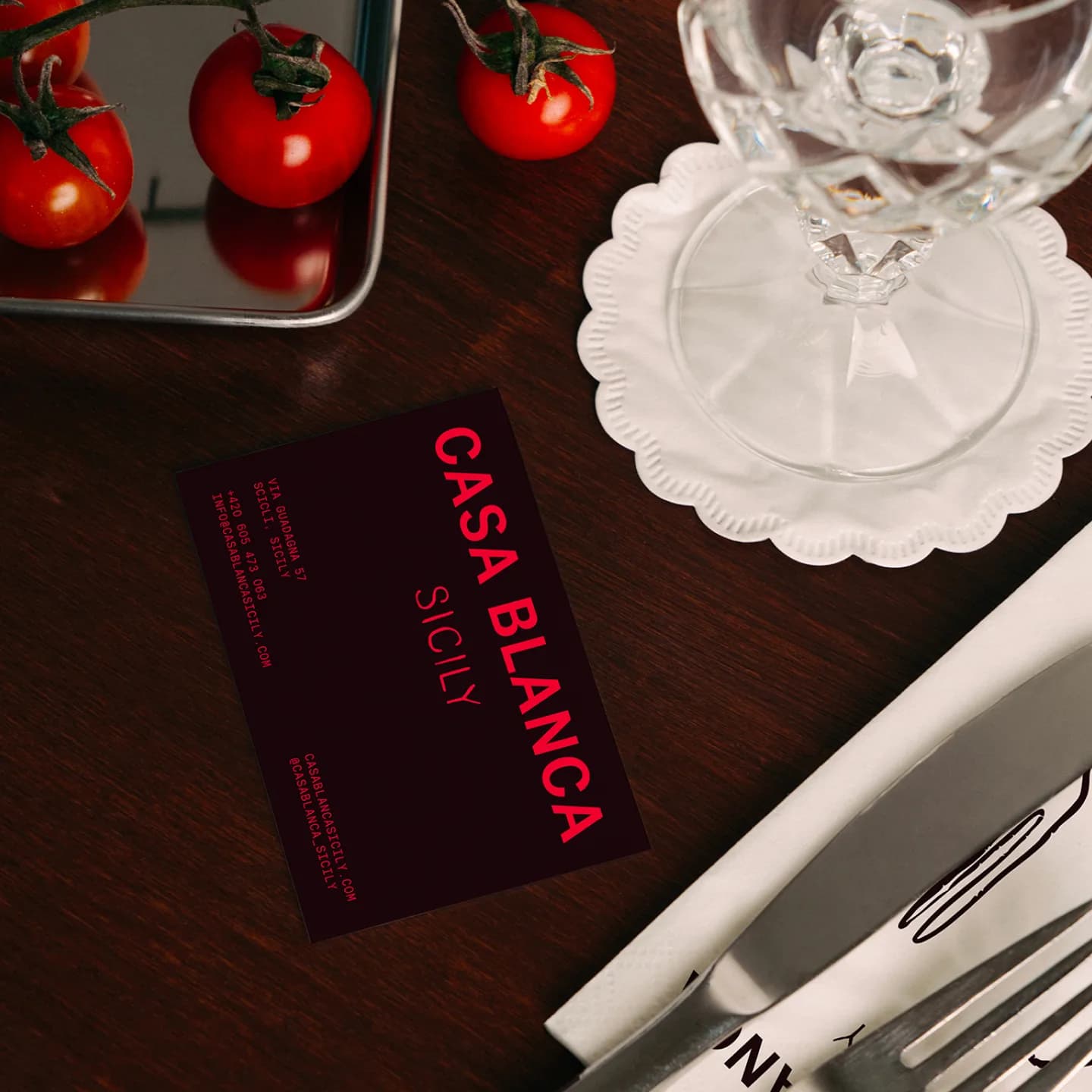 Casa Blanca — ukázka identity