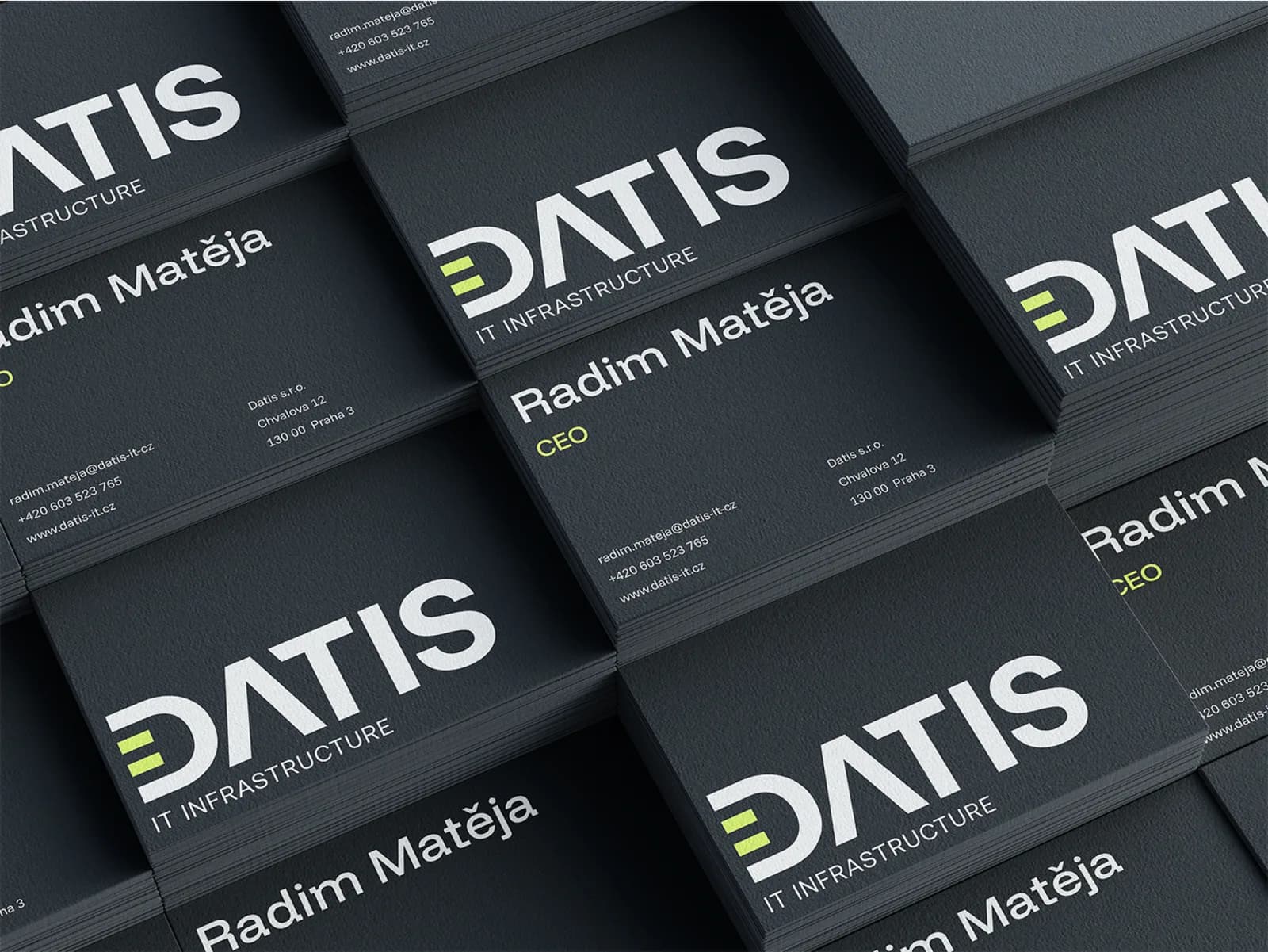 DATIS — vizitky s novou identitou