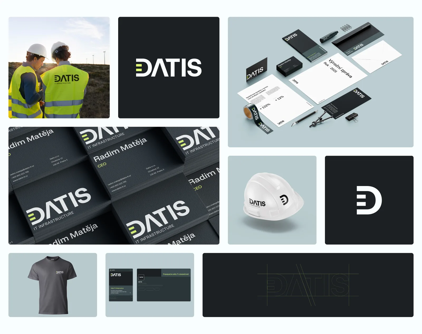 DATIS — vizuální identita, přehled aplikací
