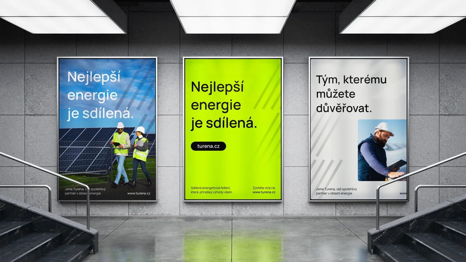 Turena — aplikace identity, širší záběr