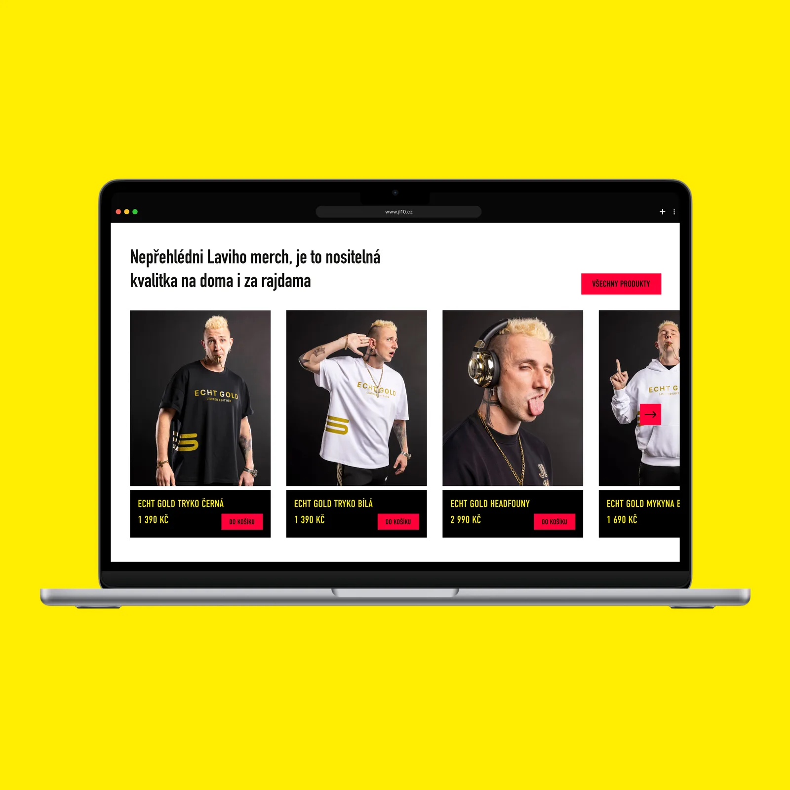 Vyšehrad Dvje — ukázka e-shopu